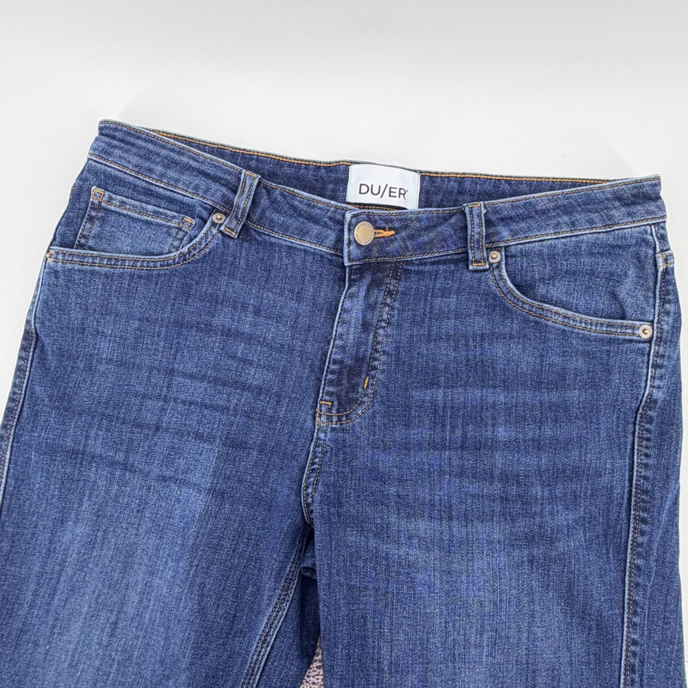 DU/ER Performance Denim Jeans 30x30‎ Blue Slim Straight Mens